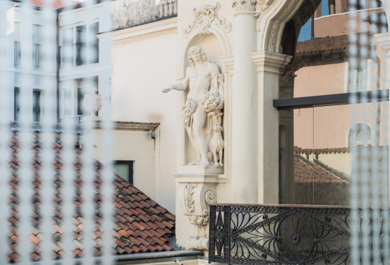 Dettaglio palazzo Leoni Montanari, Vicenza